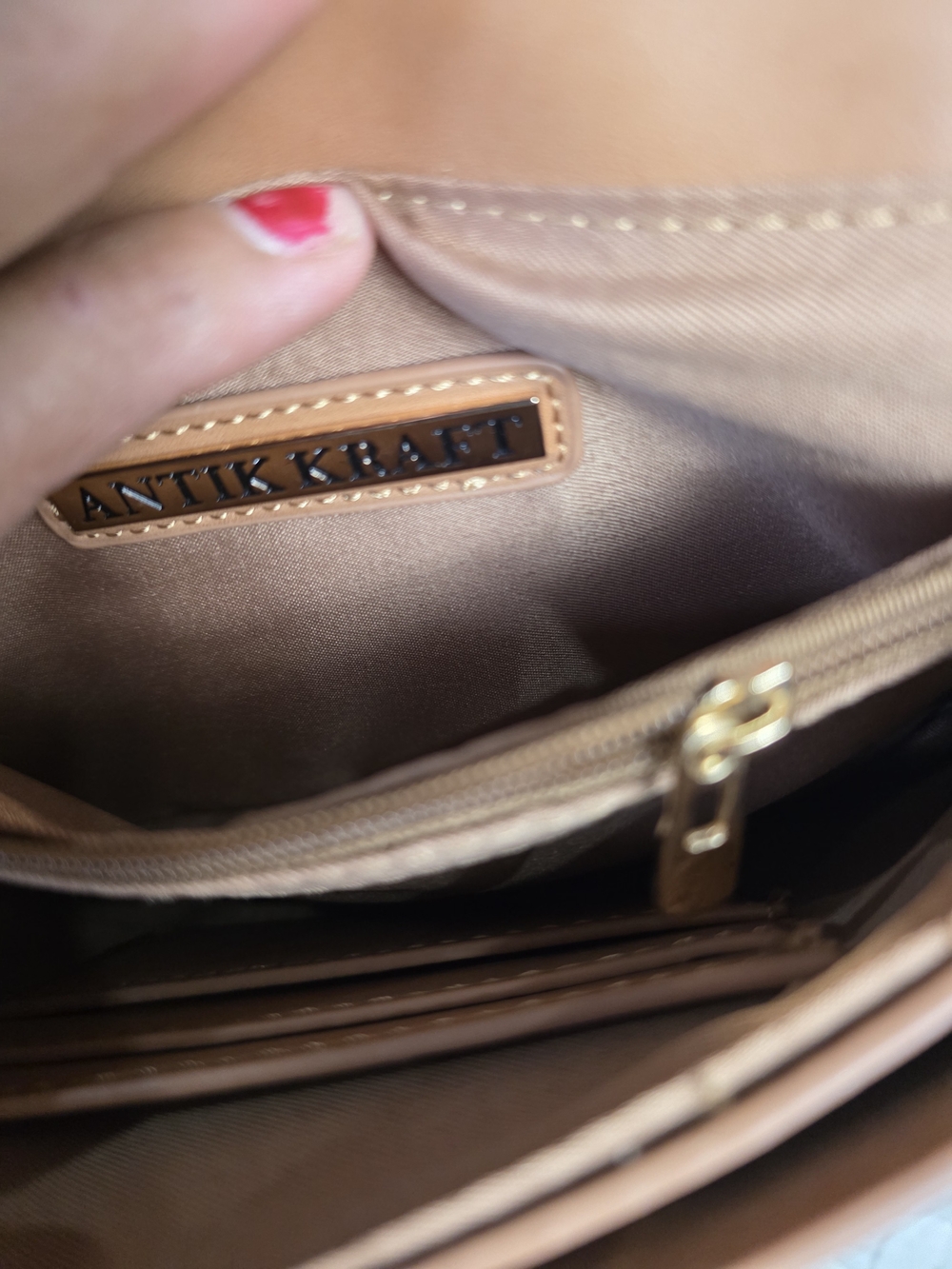 Antik Kraft woman Crossbody Purse Brown - Picture 8 of 10